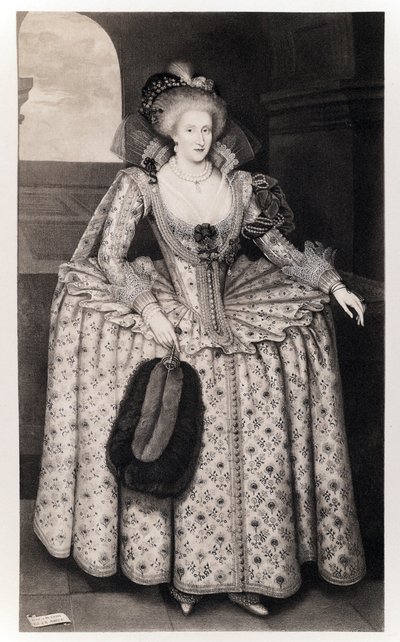 Queen Anne of Denmark, (1574-1619) from 
